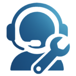hébergement serveur avec monitoring 24/7, logo