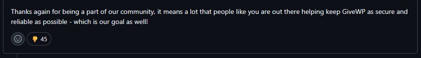 Exemple de commentaire downvoté